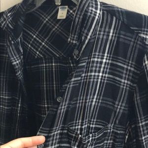 Black and white flannel